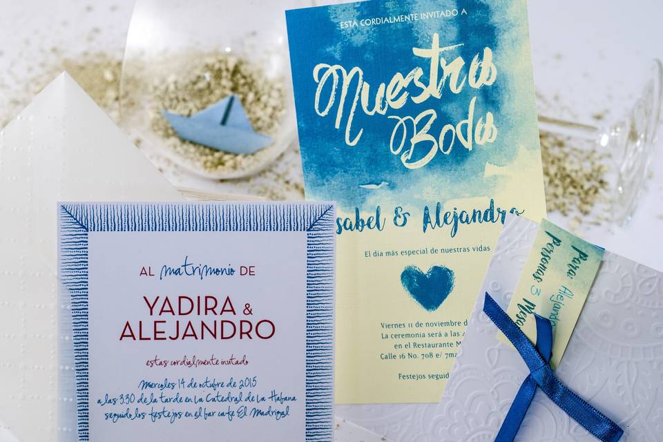 Invitaciones marinas