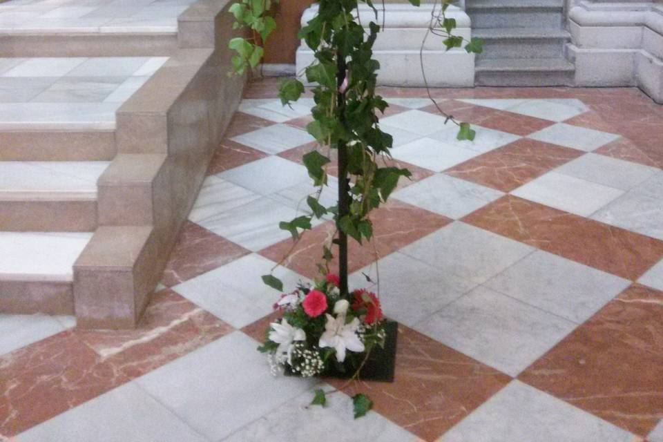 Decoración para ceremonia