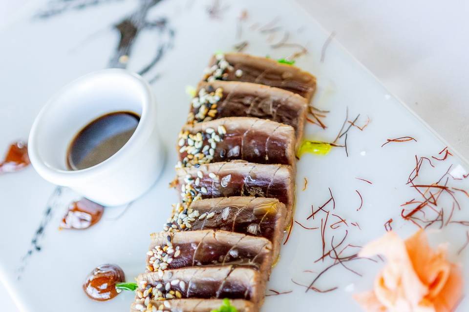 Tataki de atún rojo