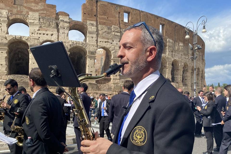 Con La Oliva en Roma