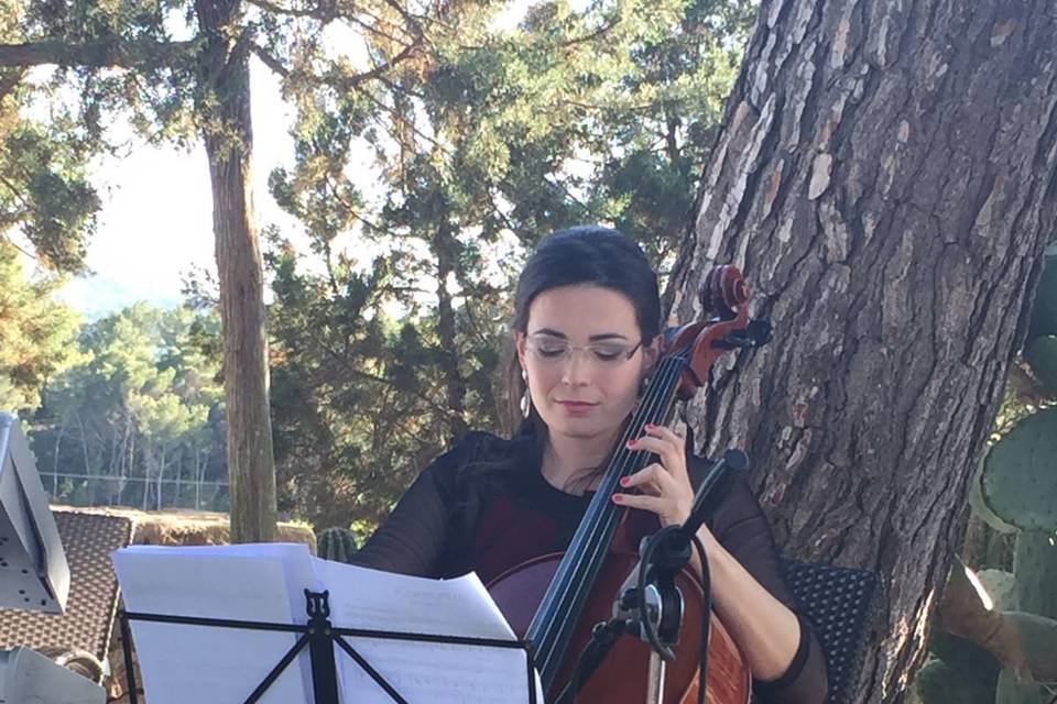 Tocando en una boda civil