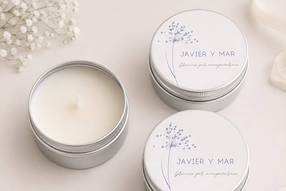 Velas personalizadas