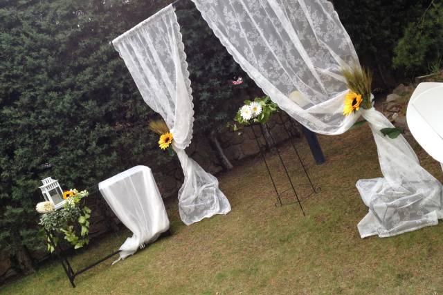 Decoración boda civil