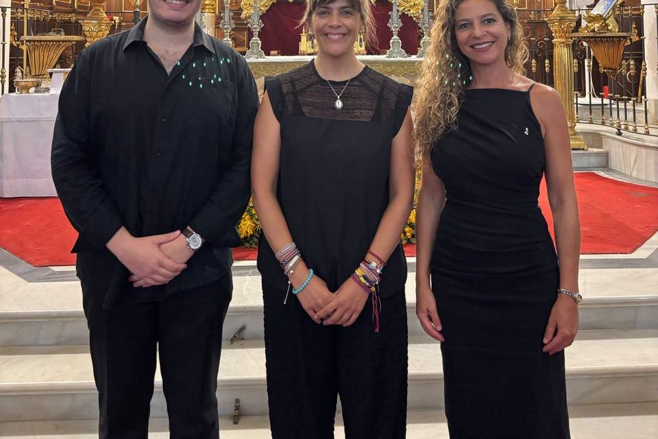 Trío, soprano, teñir, piano