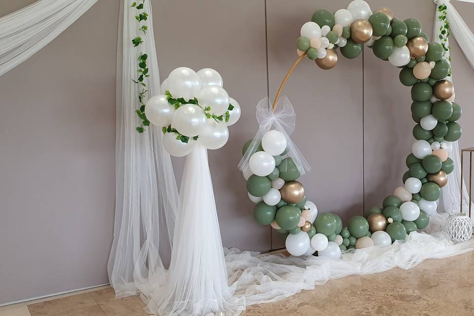 Boda floral y blanco