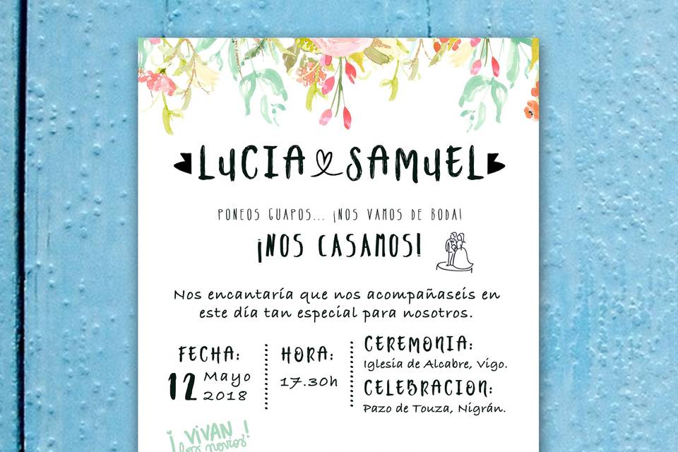 Invitación original