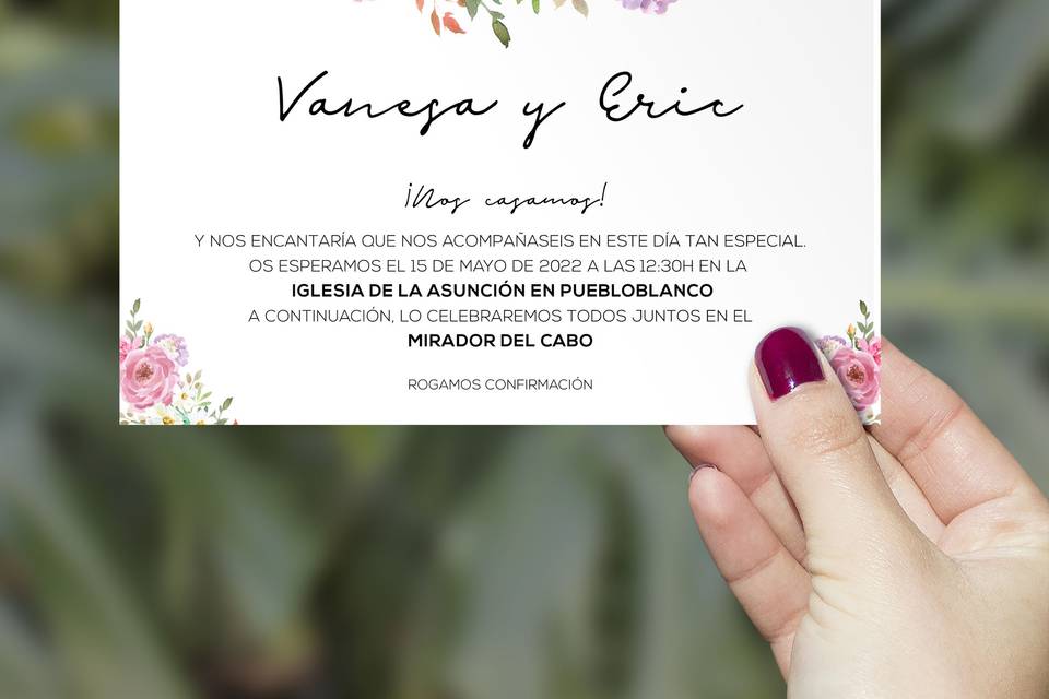 Invitación primavera