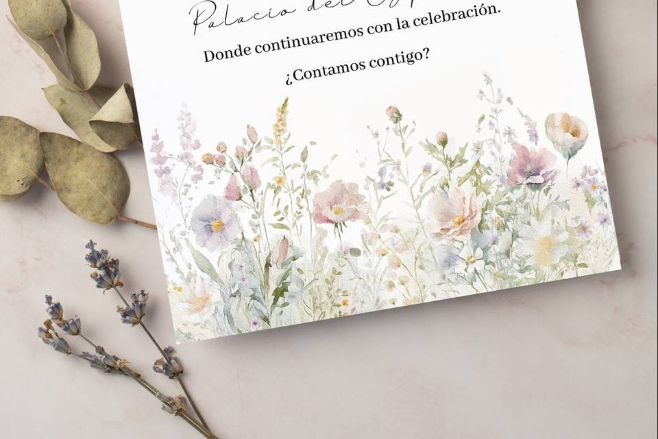 Invitación chic