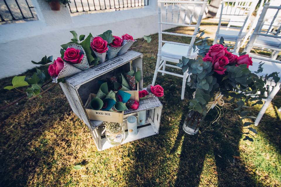 Detalles boda decoración