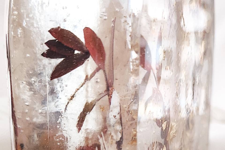 Flores secas en resina