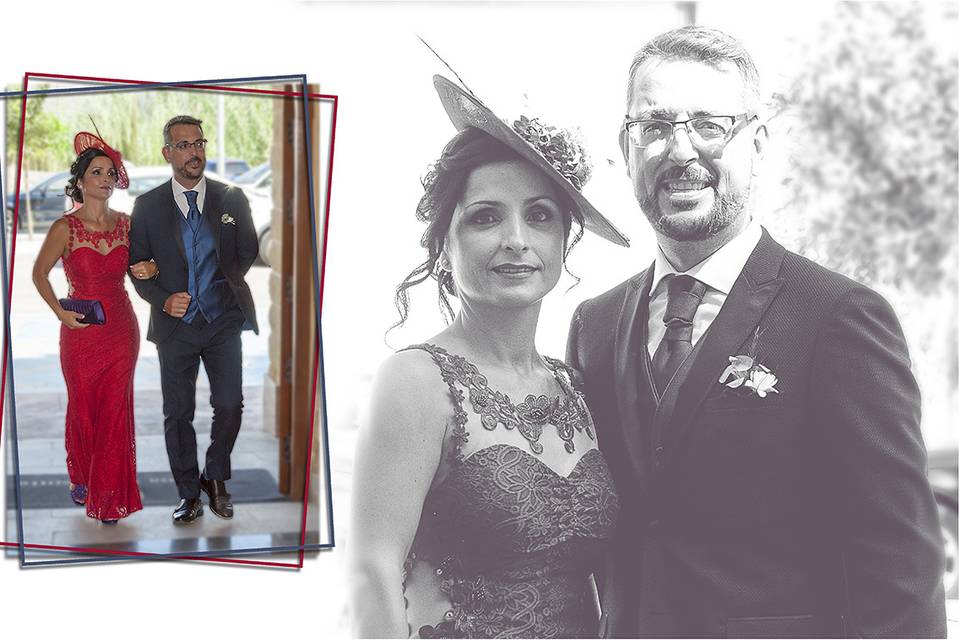 El novio y la madrina