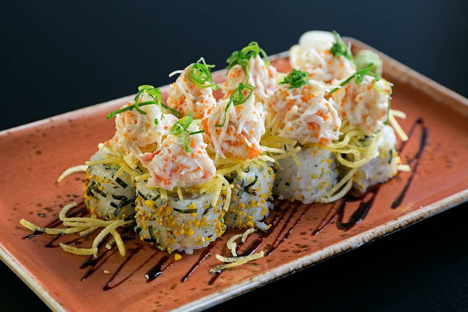 Crispy unagui roll