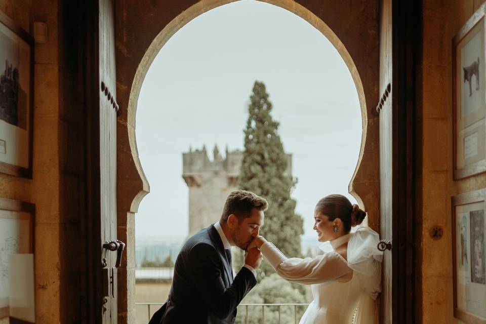Postboda en castillo