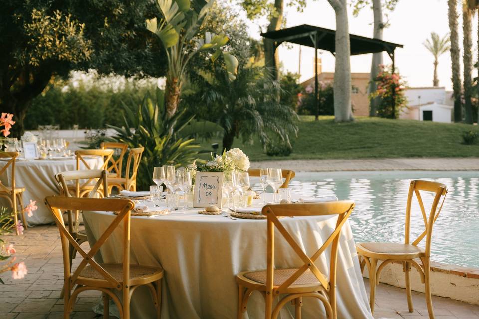 Cena al exterior