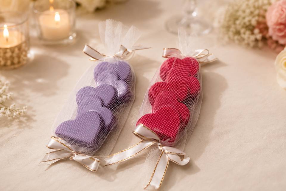 Velas corazones