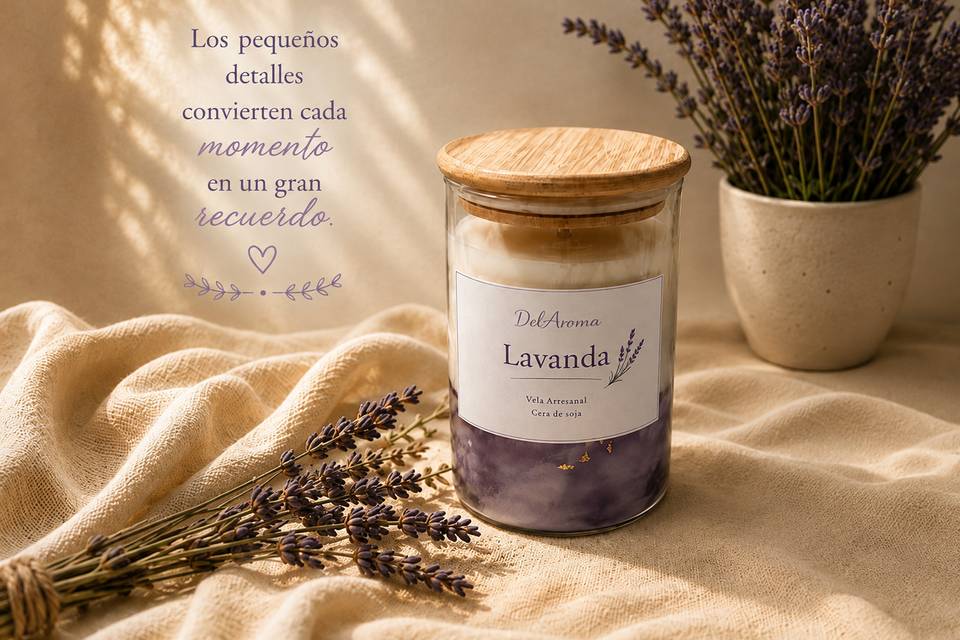 Vela lavanda