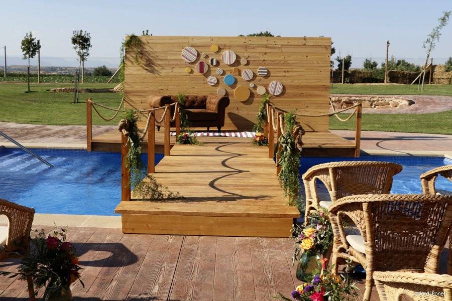 Ceremonia en la piscina