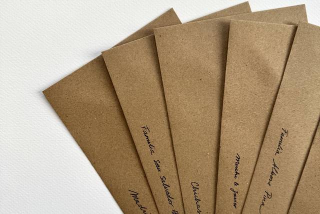 Sobres manuscritos