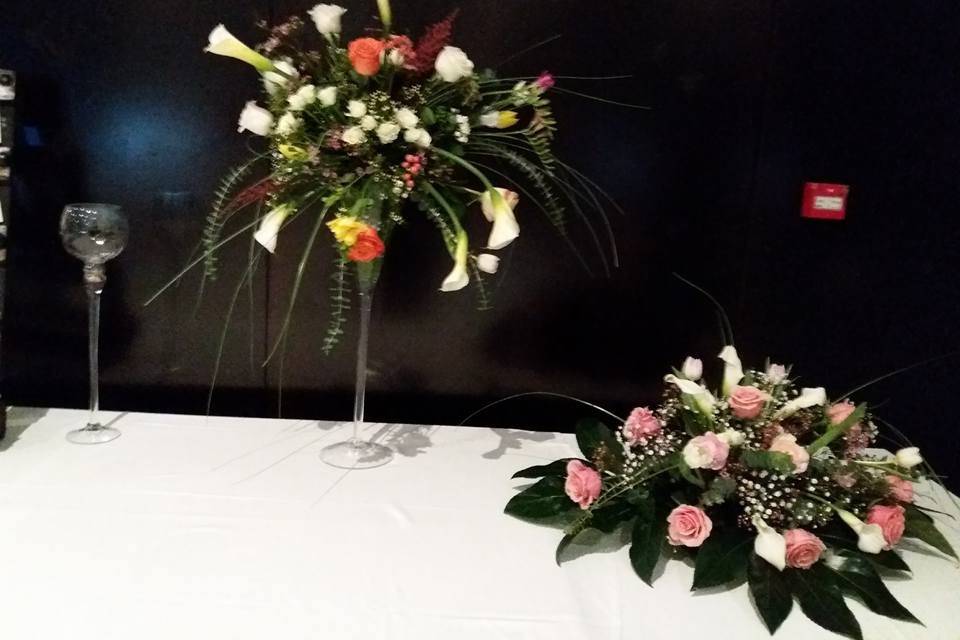 Arreglos florales de boda