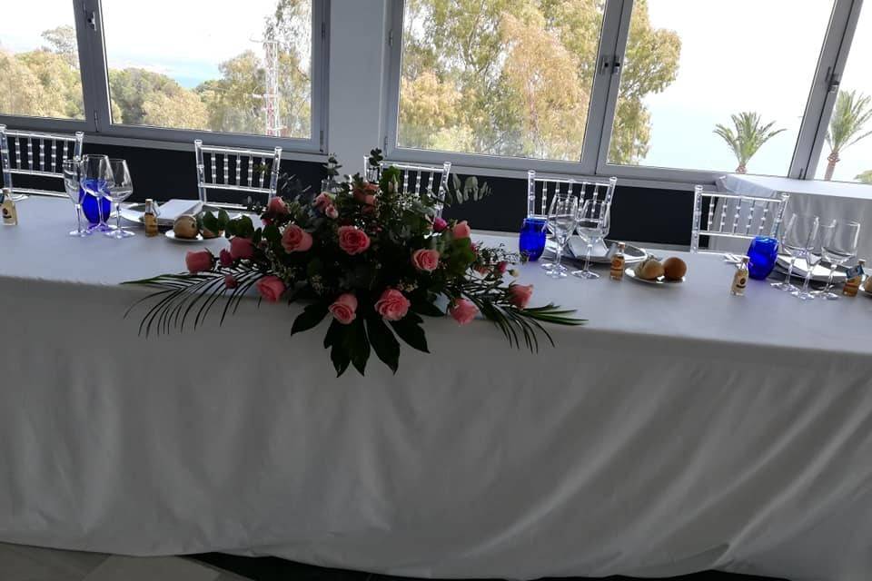 Decoración banquete