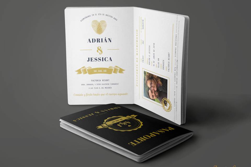 Invitación Pasaporte