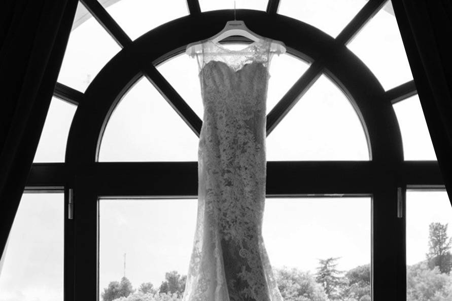 Bride's dress