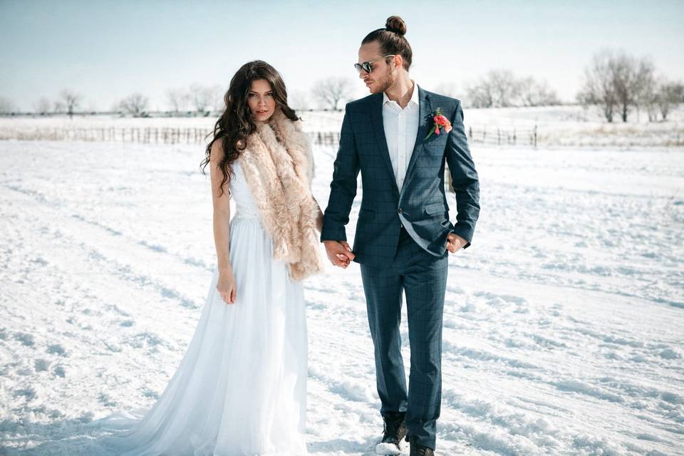Boda en la nieve