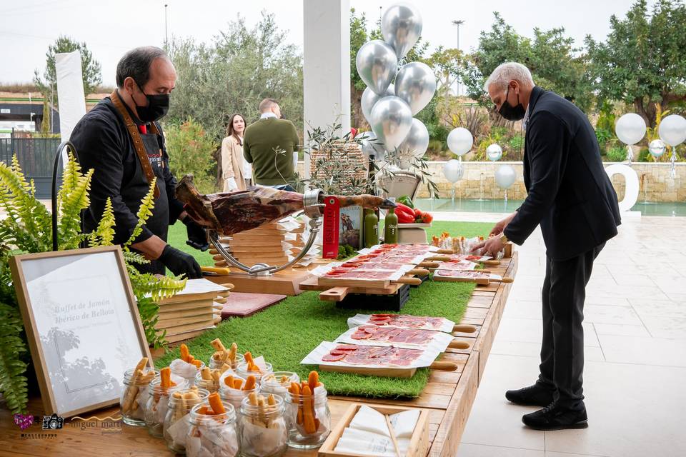 Buffet de jamon