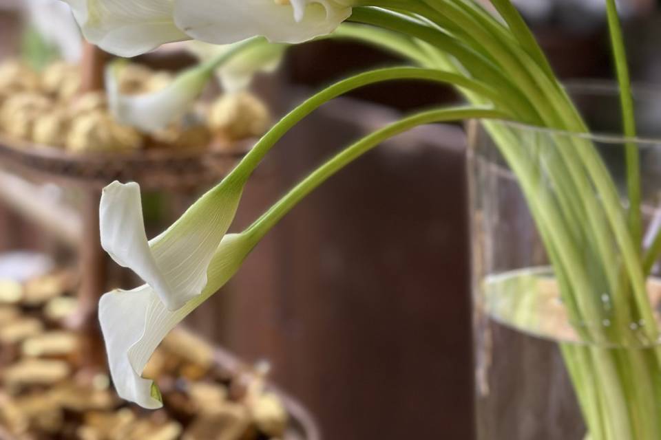 Decoración con flores