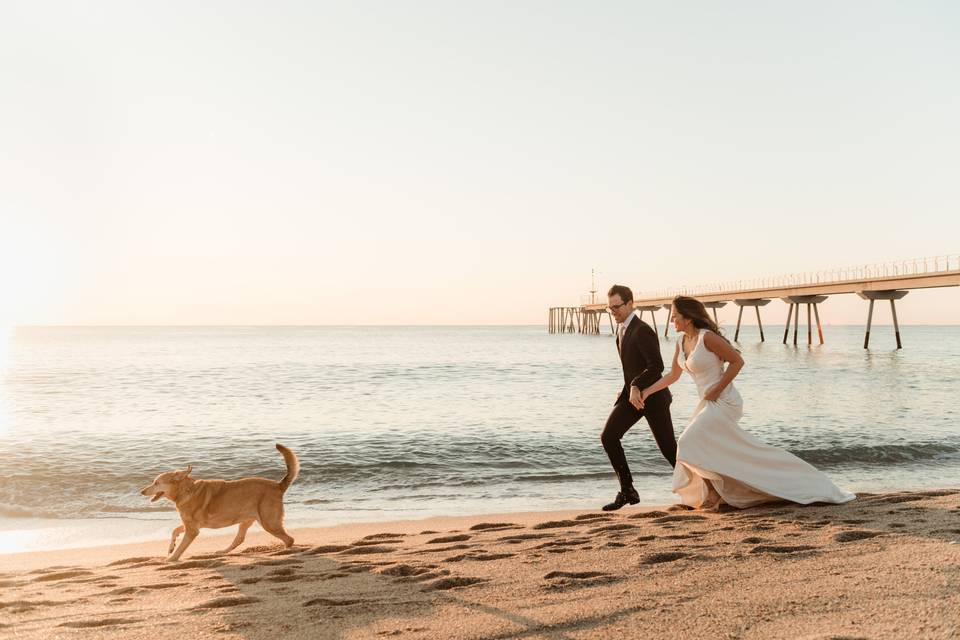 Postboda en el born