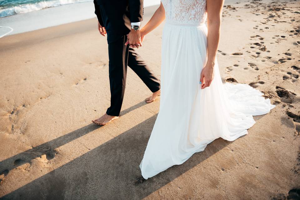 Postboda en la playa