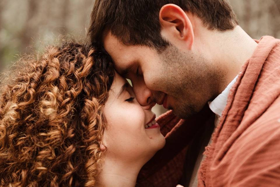 Sesión preboda en el bosque