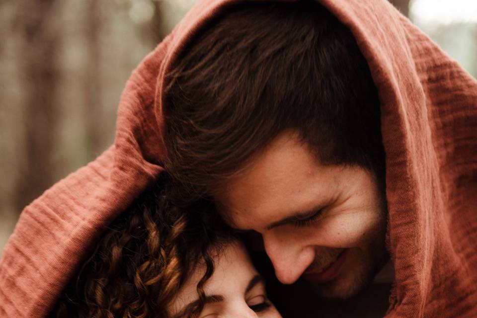 Sesión preboda en el bosque