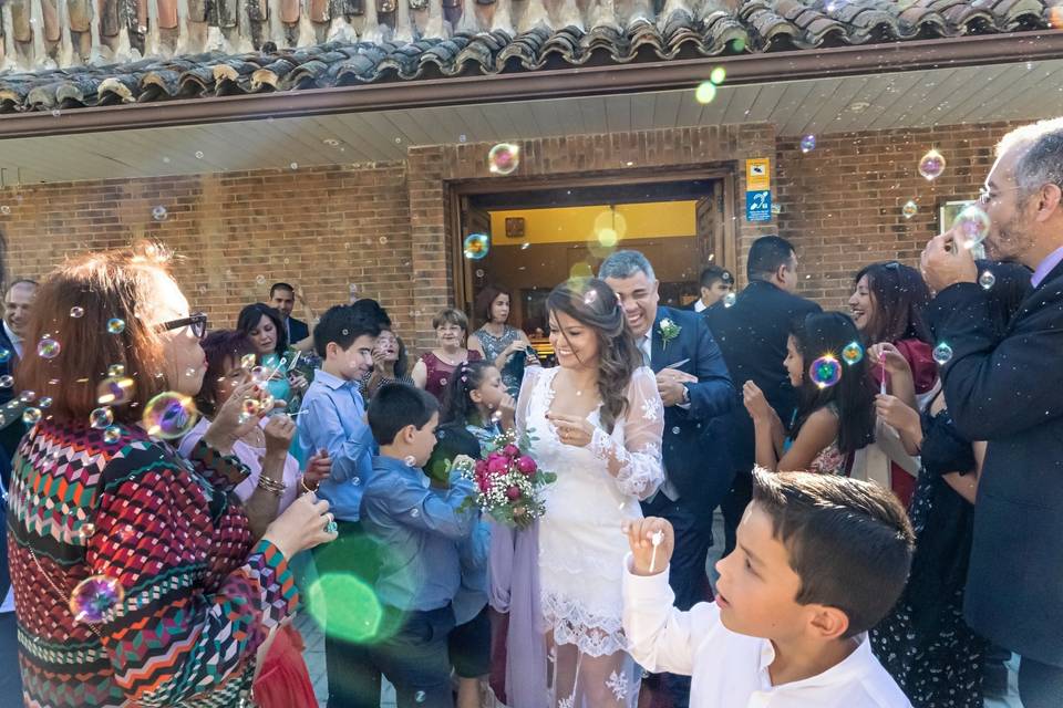 Boda de L y 0, Madrid