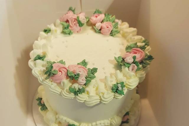 Flores en crema