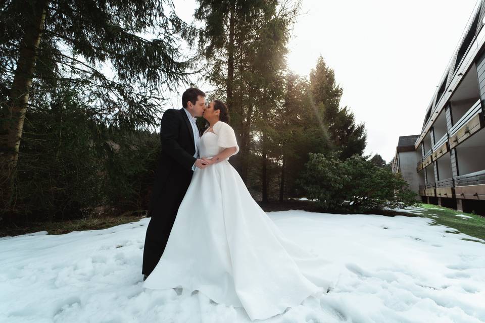 Besos en la nieve