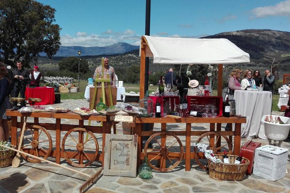 Barras para expositor de comida