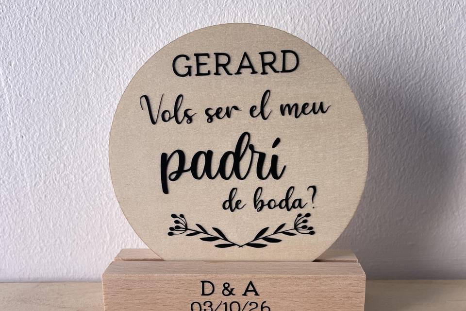 Detall Padrí de boda