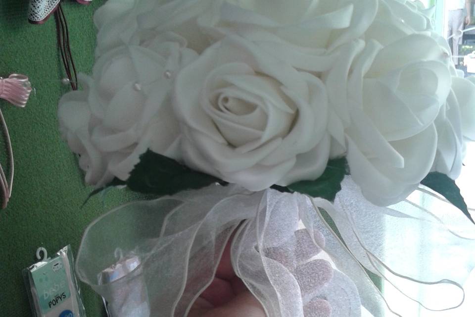Bouquet con perlas