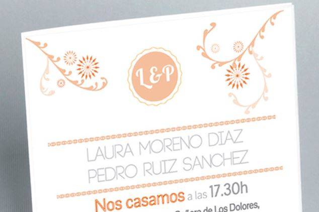 Invitación modelo classic