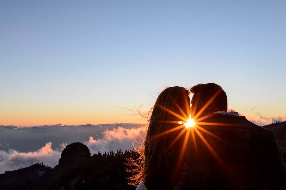 Preboda en El Teide