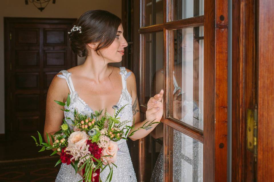 Preparativos de la novia