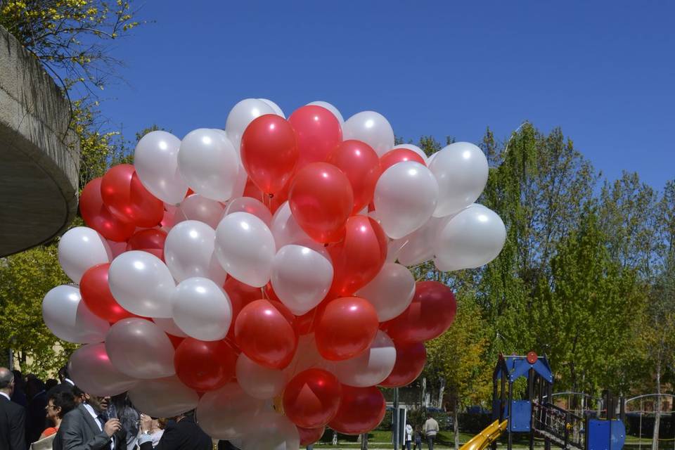 Sueltas de globos para bodas