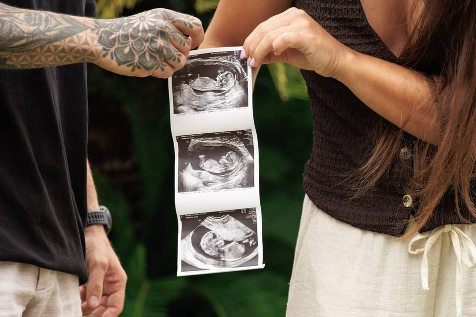 Baby reveal JM