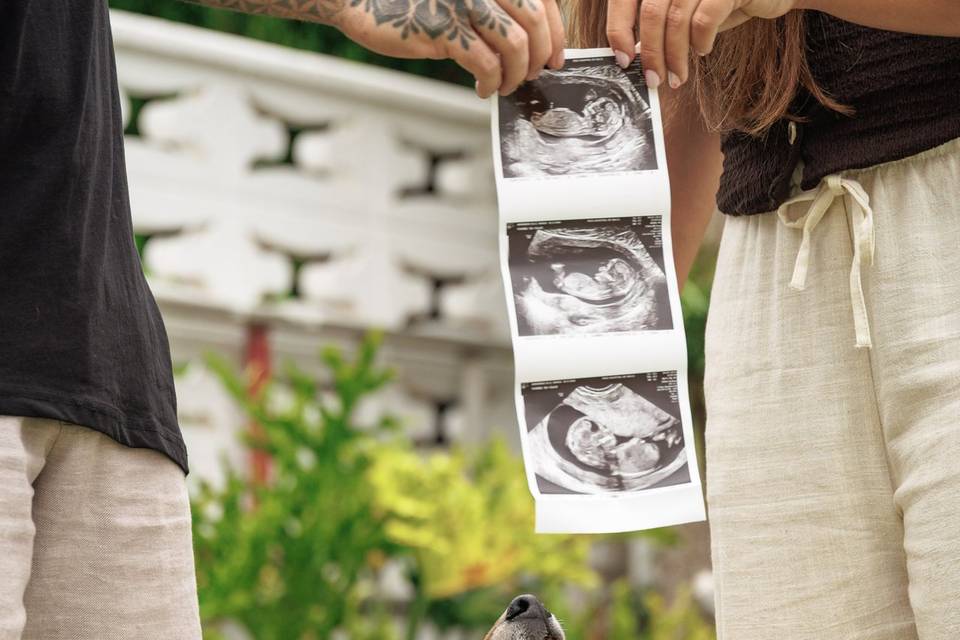 Baby reveal JM