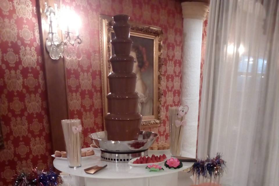 Fuente de chocolate