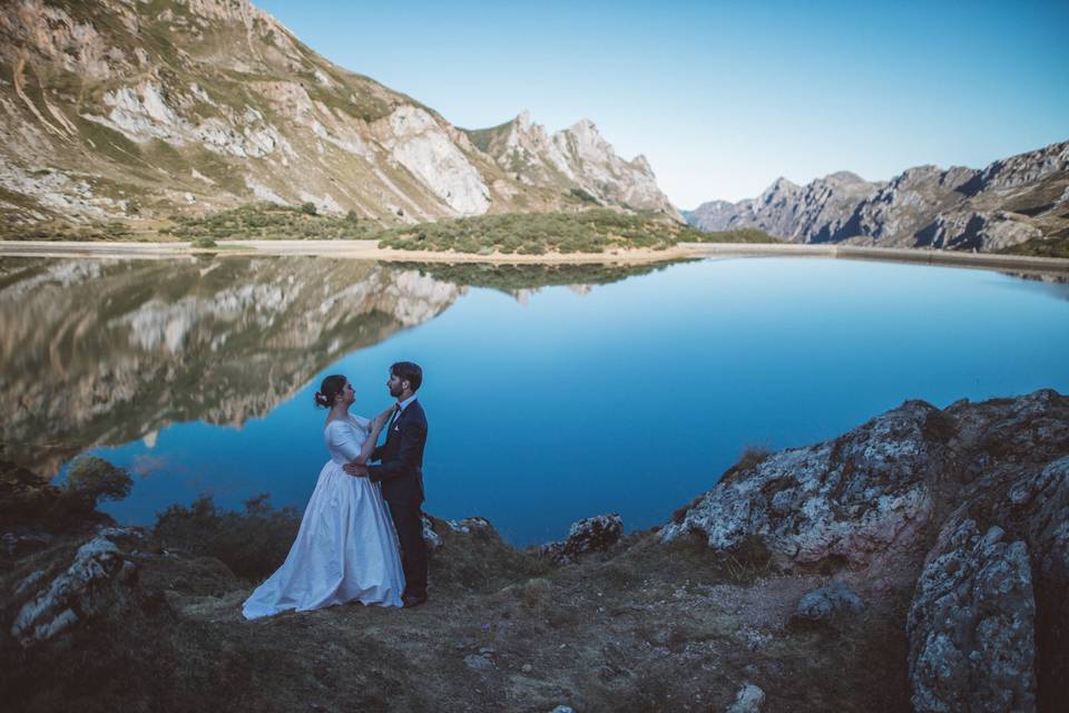 Postboda en la montaña