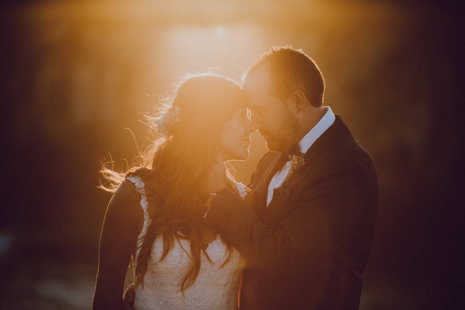 Postboda en el bosque