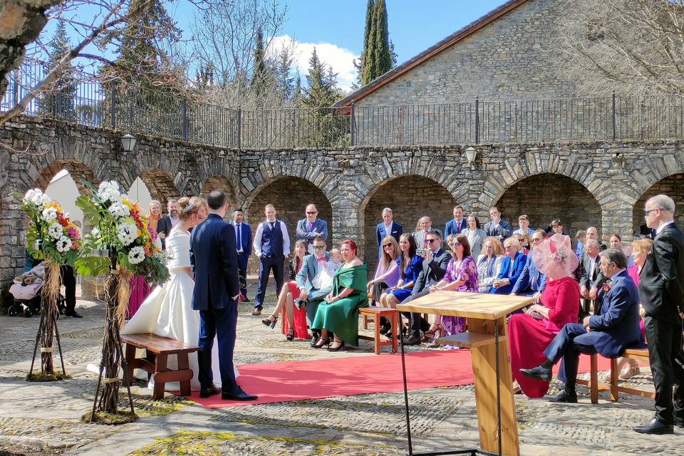 Ceremonia en plaza