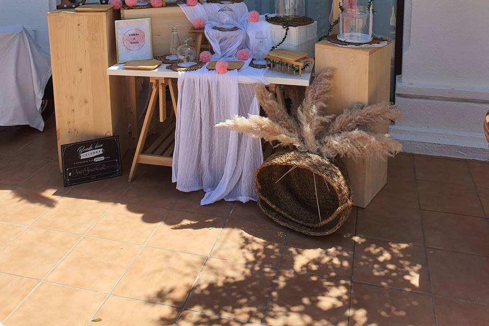 Mesa dulce de boda